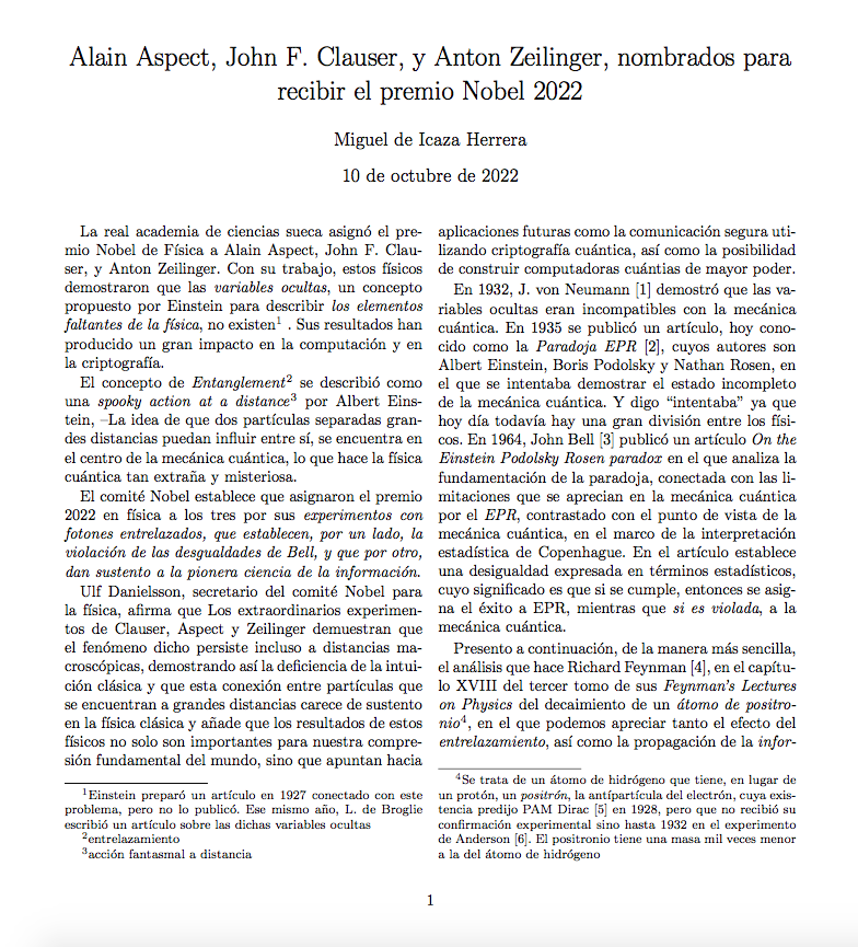 Premio Nobel 2022